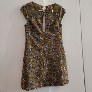 *fk fav* Free People Brocade Style Minidress